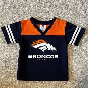 NFL Denver Broncos Kids Shirt - Navy and Orange size 2t